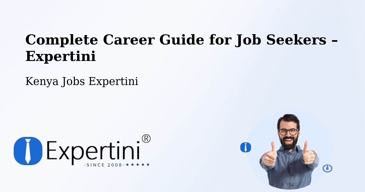 Career Guide for Job Seekers – Mtito Andei - Mtito Andei, Kenya Jobs Expertini